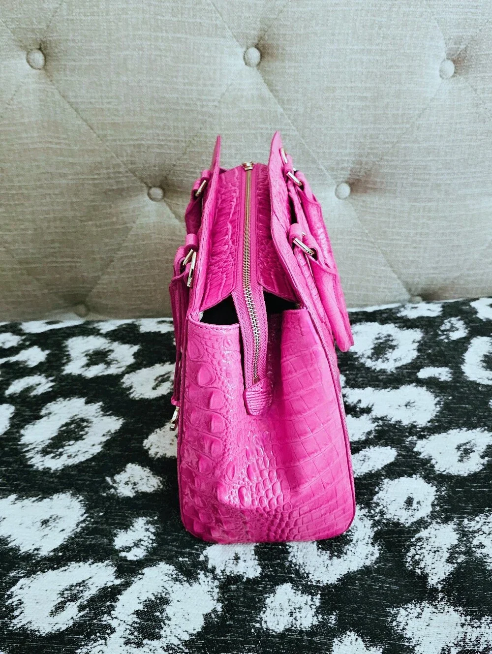 NWT Brahmin PARADISE PINK Small Finley